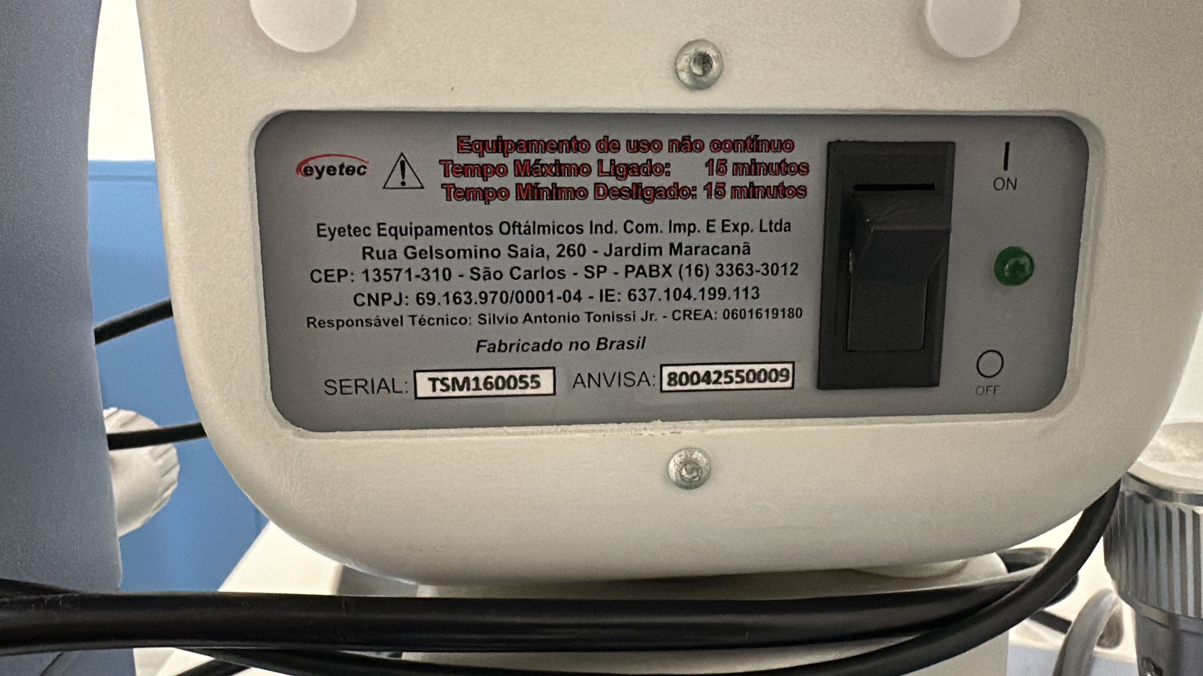 Topógrafo de Córnea Eyetec Saturn 32M Topógrafo de Córnea Eyetec Saturn 32M